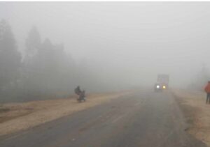 देशमा पश्चिमी वायुको सामान्य प्रभाव,तराईका धेरै भूभागमा हुस्सु र कुहिरो