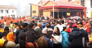 महाशिवरात्रीमा पशुपति दर्शन गर्नेको भीड