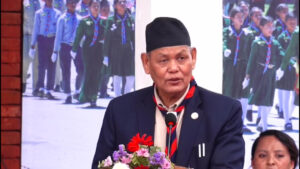 नेपाल स्काउट ऐनलाई समयानुकुल परिमार्जन गरी आवधिक निर्वाचन गराउन जरुरीः खेलकुदमन्त्री चौधरी