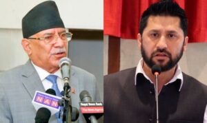 रविलाई भेट्न पुगे प्रचण्ड नख्खु कारागार