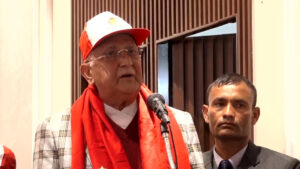 नेशनल भोलेन्टियर फोर्सले एमालेप्रति विमती राख्नेहरुको पनि सुरक्षा गर्छ, प्रधानमन्त्री कार्कीसँग निर्वाचन गराउने मनशाय नै छैनः ओली