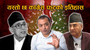 कांग्रेसमा फुटको इतिहास