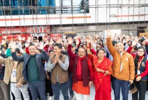 जेनजी आन्दोलनका क्रममा  पूर्ण रूपमा क्षति पुगेको महराजगंजस्थित भाटभटेनी सुपर मार्केट बिहिबारदेखि पुनः सञ्चालनमा