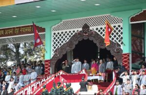 राष्ट्रपति पाैडेल महाशिवरात्रि तथा नेपाली सेना दिवसकाे अवसरमा  नेपाली सेनाले  आयोजना गरेको विशेष समारोहमा सरिक