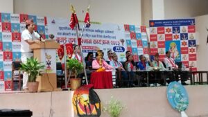 नवनियुक्त खेलकुद पदाधिकारी तथा राष्ट्रिय पदक विजेता खेलाडी सम्मानित